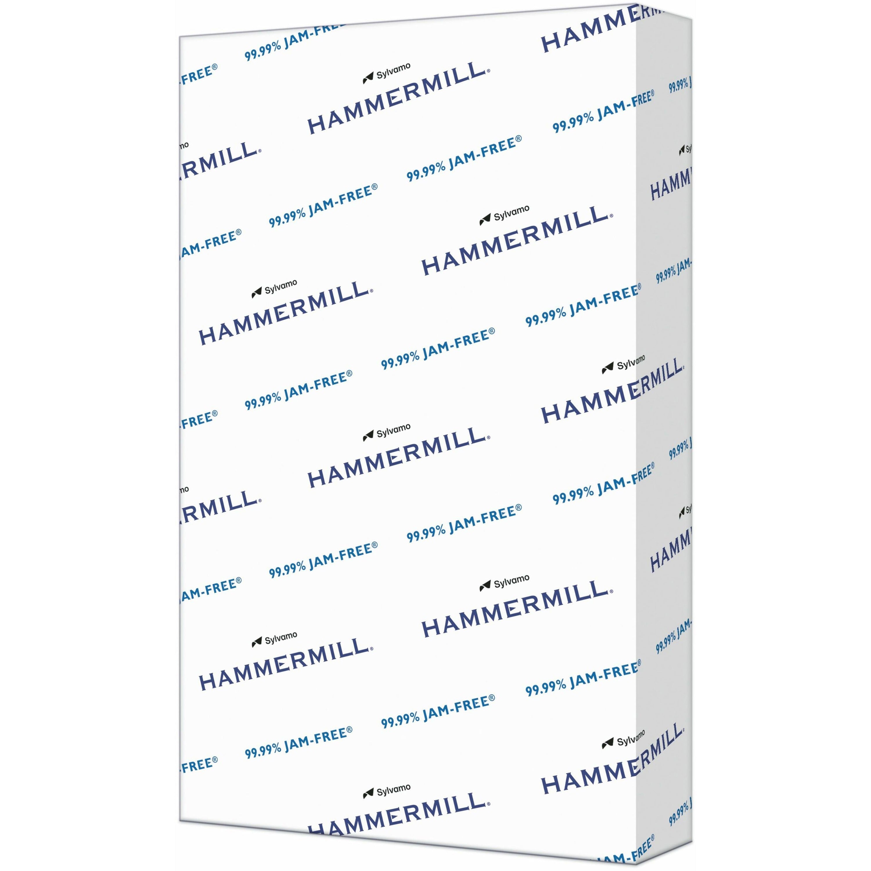 Hammermill Copy Plus Paper - White - 92 Brightness - Legal - 8 1/2" x 14" - 20 lb Basis Weight - Sustainable Forestry Initiative (SFI) - Acid-free, Quick Drying - White - 500 Sheets per Ream - 500 Sheets/Ream - 30 / Pallet