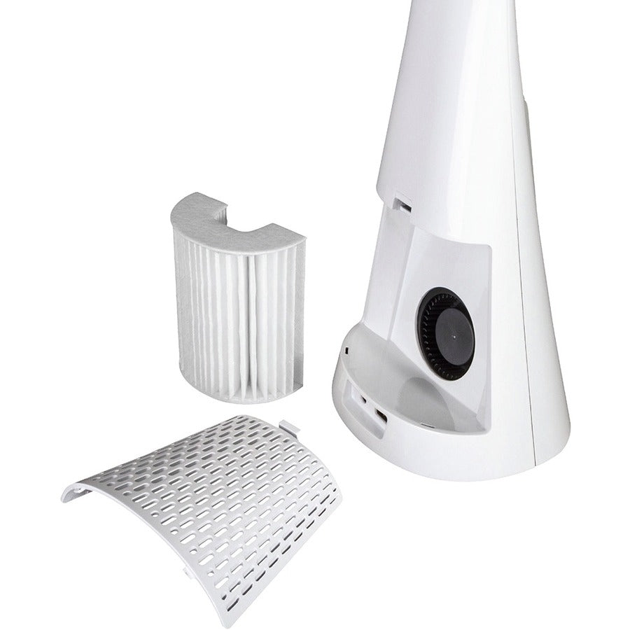 LED Bulb - Sanitizing, Glare-free Light, USB Charging, Adjustable Height - Desk Mountable - White, Gray - for Desk, Phone, Cubicle, Studying, Smartphone, Tablet