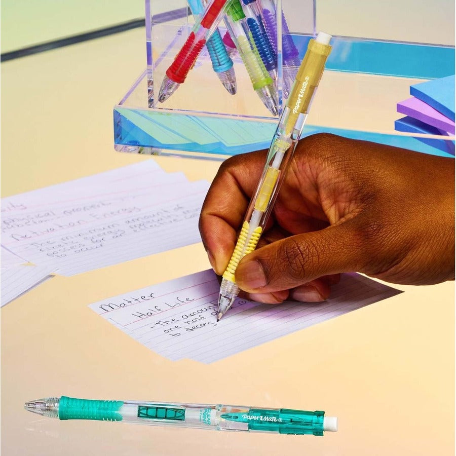 Paper Mate Clearpoint Mechanical Pencils - 0.7 mm Lead - Assorted Barrel - 10 / Pack
