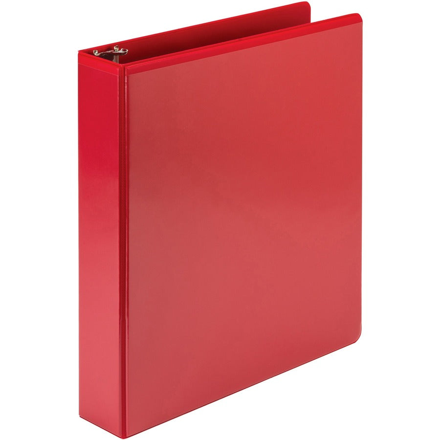 Samsill Durable View Binders, 1.5" D-Ring, Letter Size, 350 Sheet Capacity, 2 Internal Pockets, Assorted Colors, PVC-Free, Non-Glare, Recycled, 4 Pack