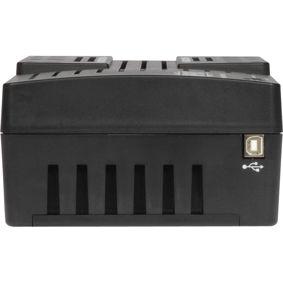 Ultra-compact Desktop/Tower/Wall Mount - AVR - 8 Hour Recharge - 2 Minute Stand-by - 120 V AC Input - 110 V AC, 115 V AC, 120 V AC Output - Single Phase - Pulse-width Modulated Sine Wave - USB - 8 x NEMA 5-15R Receptacle(s) - 4 x Battery/Surge Outlet