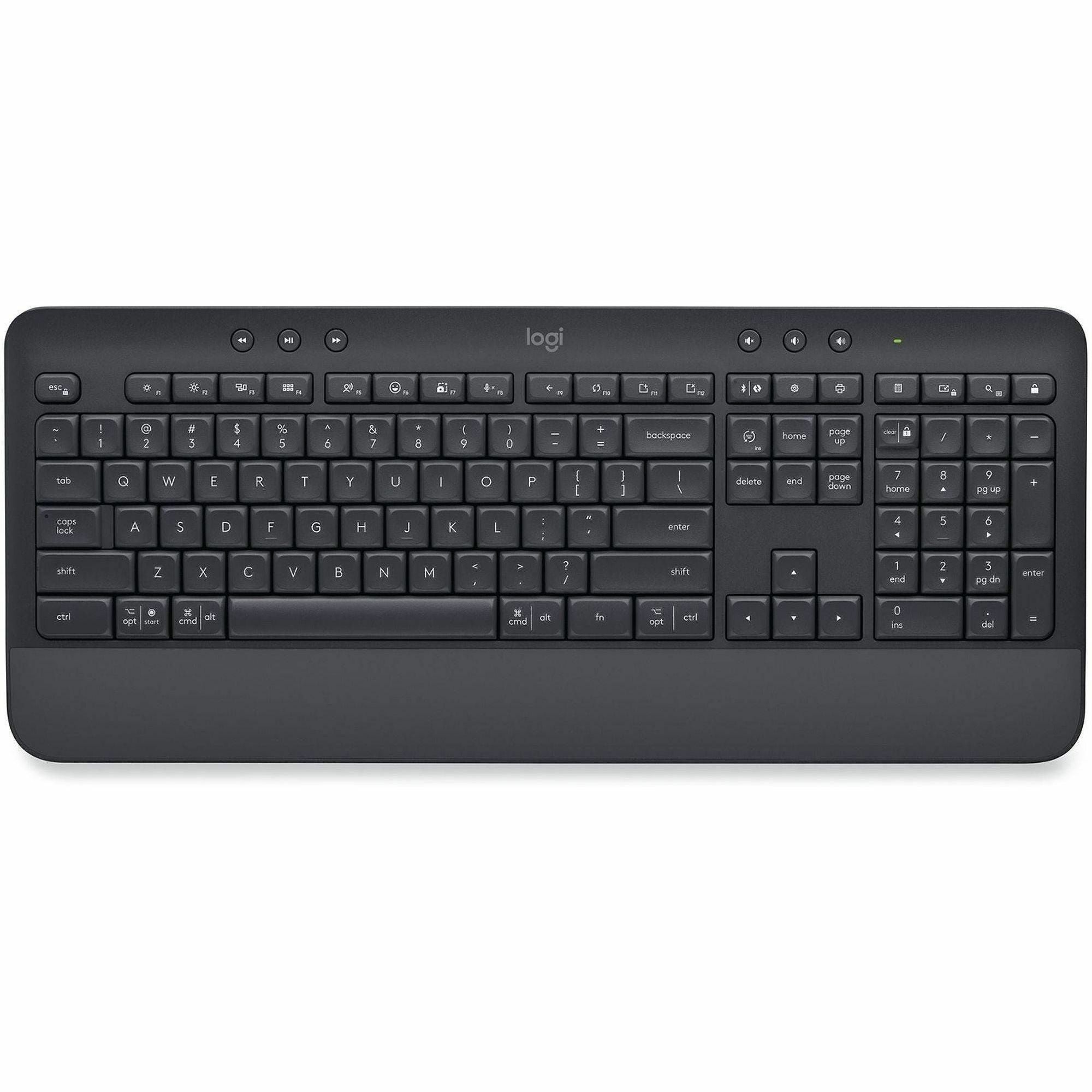 Wireless Connectivity - Bluetooth/RF - 5.1 - 32.81 ft - ChromeOS - PC, Mac - AA Battery Size Supported - Graphite