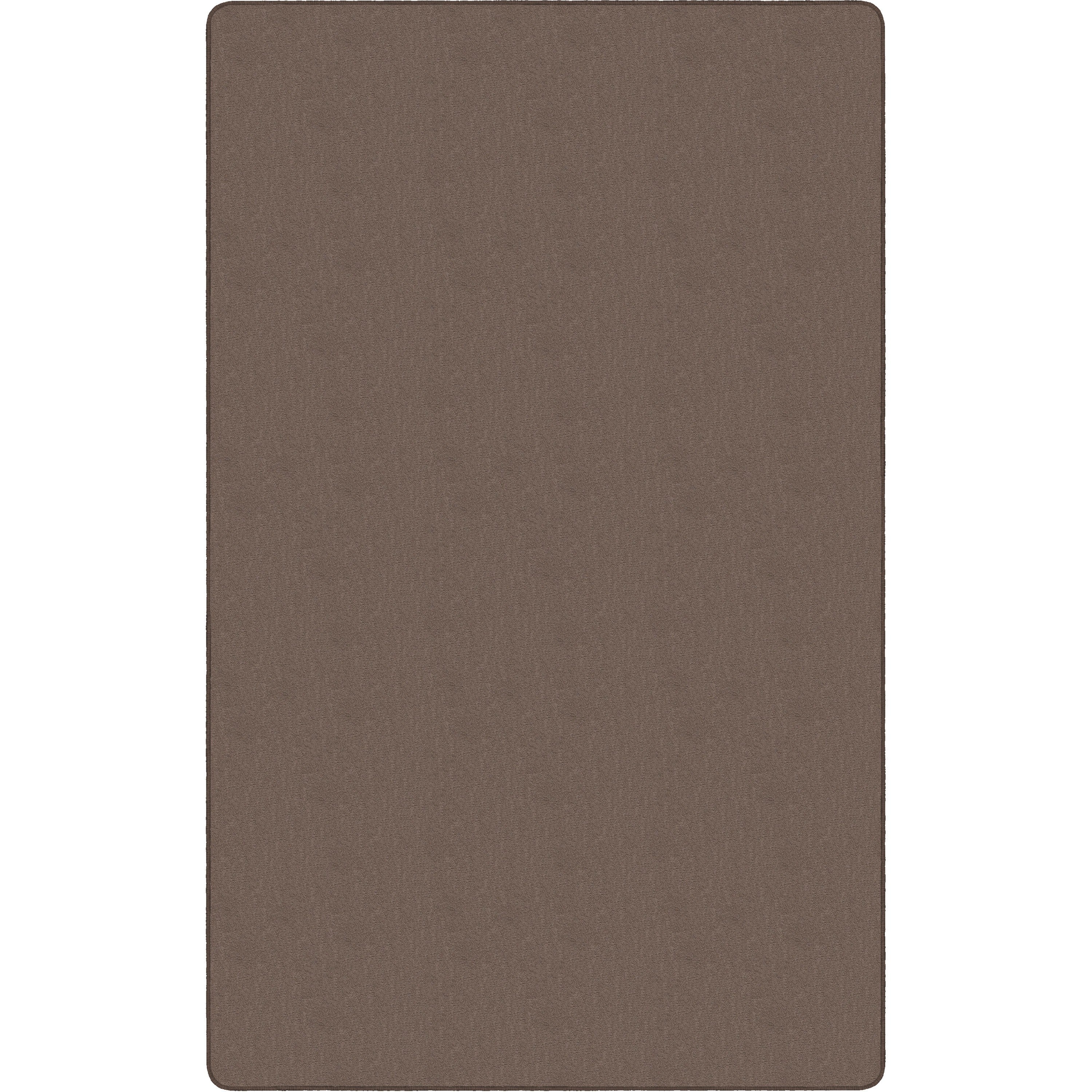 Flagship Carpets Americolors Solid Color Rug - Floor Rug - Traditional - 72" Length x 48" Width - Rectangle - Almond - Nylon, Yarn