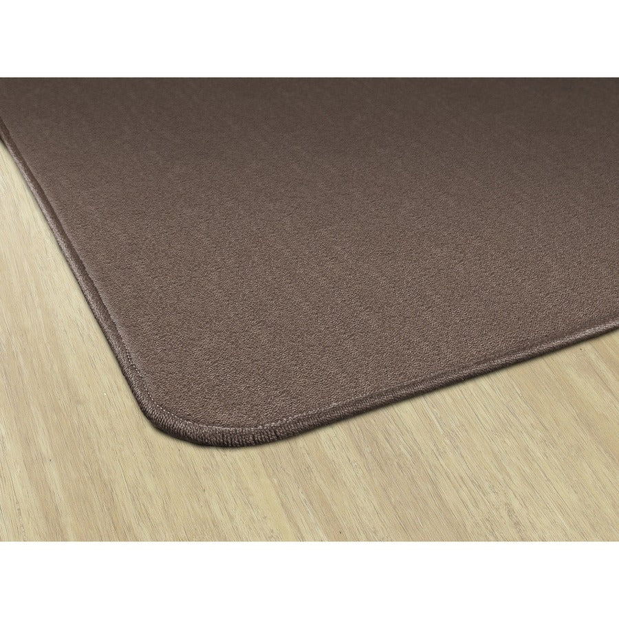 Flagship Carpets Americolors Solid Color Rug - Floor Rug - Traditional - 72" Length x 48" Width - Rectangle - Almond - Nylon, Yarn