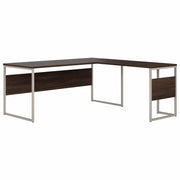 Bush Business Furniture Hybrid Collection Desking - 29.9" Height x 71" Width x 71.3" Length - Finish: Black Walnut - 1 Each