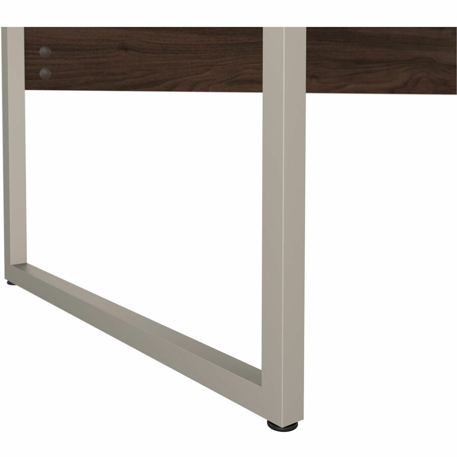 Bush Business Furniture Hybrid Collection Desking - 29.9" Height x 71" Width x 71.3" Length - Finish: Black Walnut - 1 Each