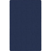 Flagship Carpets Americolors Solid Color Rug - Floor Rug - Traditional - 72" Length x 48" Width - Rectangle - Navy - Nylon, Yarn