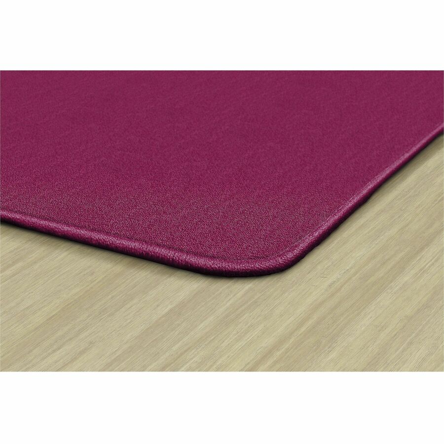 Flagship Carpets Americolors Solid Color Rug - Floor Rug - Traditional - 15 ft Length x 12 ft Width - Rectangle - Cranberry - Nylon, Yarn