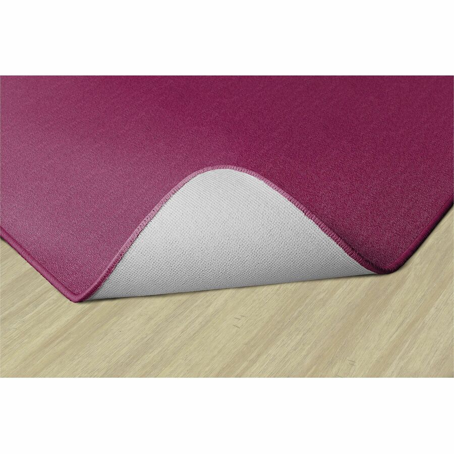 Flagship Carpets Americolors Solid Color Rug - Floor Rug - Traditional - 18 ft Length x 12 ft Width - Rectangle - Cranberry - Nylon, Yarn