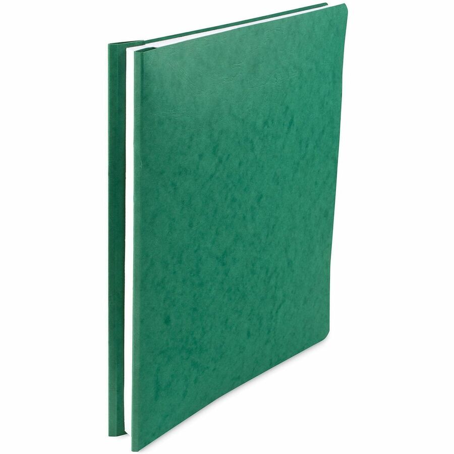 ACCO 14-7/8"x11" Presstex Hanging Data Binder - 6" Binder Capacity - Fastener(s): 2 x Post - Presstex, Acrylic, Nylon, Pressboard - Dark Green - Water Resistant, Retractable Filing Hooks, Flexible - 1 Each