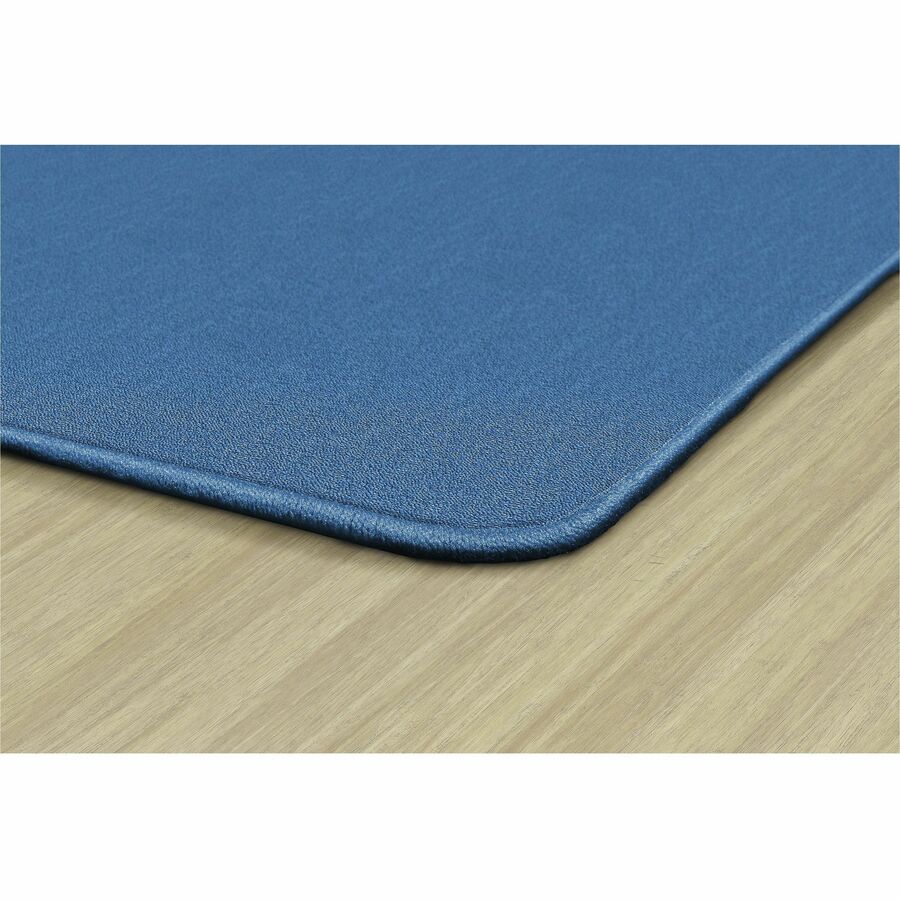 Flagship Carpets Americolors Solid Color Rug - Floor Rug - Traditional - 15 ft Length x 12 ft Width - Rectangle - Blue Bird - Nylon, Yarn