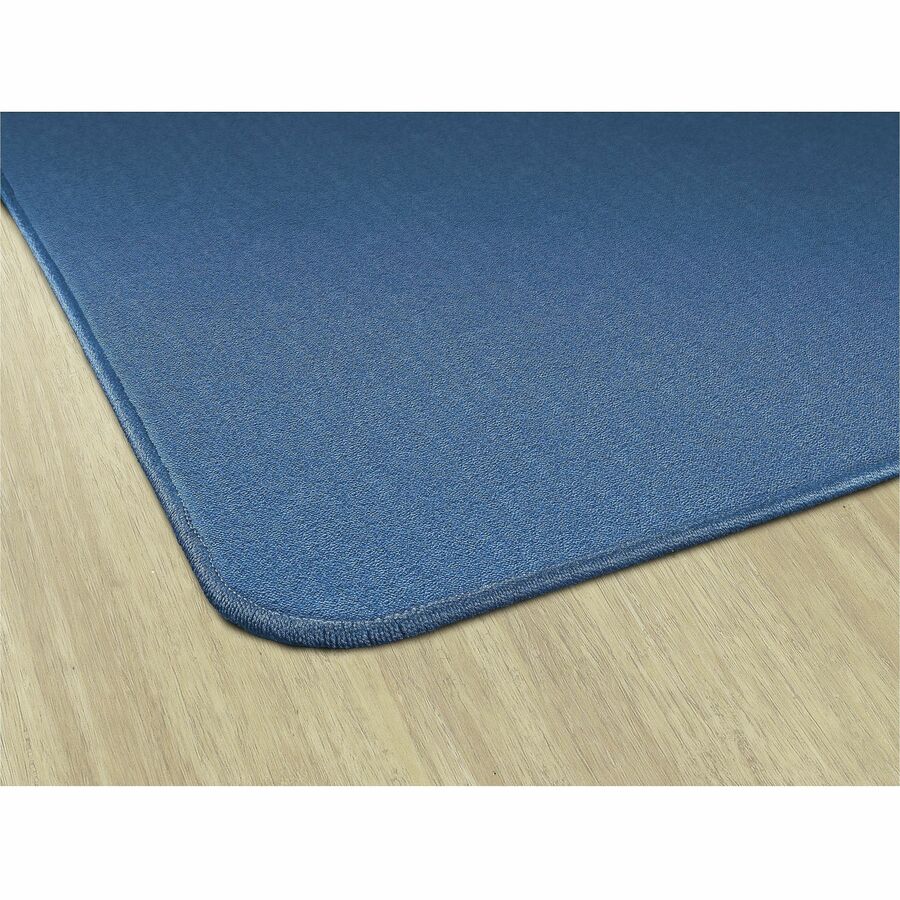 Flagship Carpets Americolors Solid Color Rug - Floor Rug - Traditional - 15 ft Length x 12 ft Width - Rectangle - Blue Bird - Nylon, Yarn