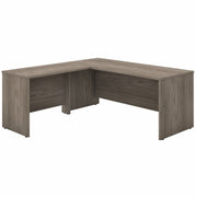 Bush Business Furniture Studio C L Shaped Desk - 29.8" Height x 71.1" Width x 71" Length - Total Drawer(s): 3 - Finish: Modern Hickory, Thermofused Laminate (TFL) - 1 Each