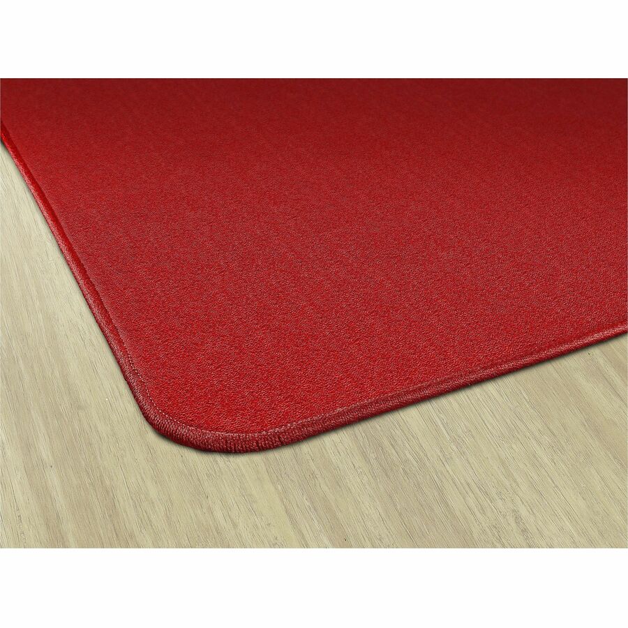 Flagship Carpets Americolors Solid Color Rug - Floor Rug - Traditional - 18 ft Length x 12 ft Width - Rectangle - Rowdy Red - Nylon, Yarn