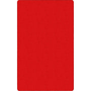 Flagship Carpets Americolors Solid Color Rug - Floor Rug - Traditional - 72" Length x 48" Width - Rectangle - Rowdy Red - Nylon, Yarn