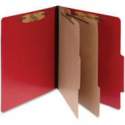 3" Expansion - Top Tab Location - 15 pt. - Acrylic - Red - Tyvek Gusset, Reinforced, Expandable Gusset, Durable - 0% Recycled - 10 / Box