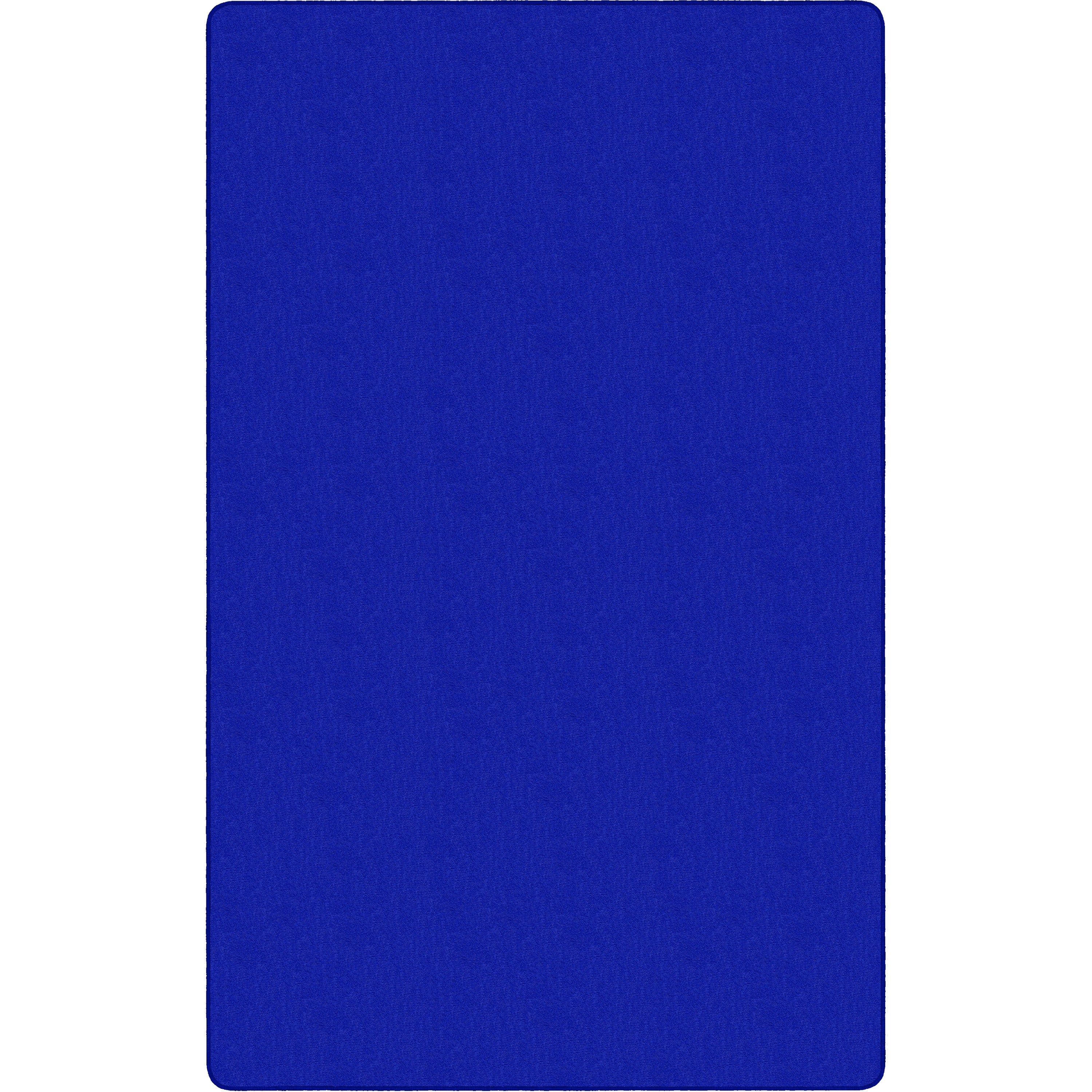 Flagship Carpets Americolors Solid Color Rug - Floor Rug - Traditional - 15 ft Length x 12 ft Width - Rectangle - Royal Blue - Nylon, Yarn
