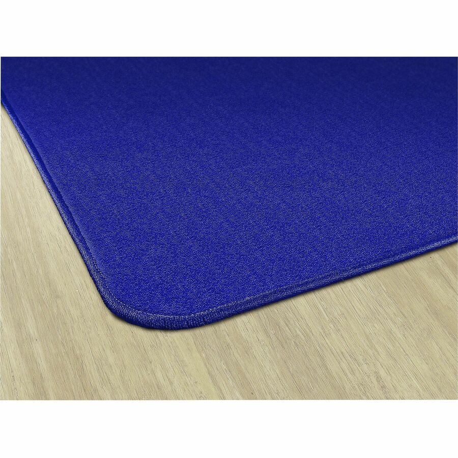 Flagship Carpets Americolors Solid Color Rug - Floor Rug - Traditional - 15 ft Length x 12 ft Width - Rectangle - Royal Blue - Nylon, Yarn