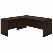 Bush Business Furniture Studio C L Shaped Desk - 29.8" Height x 71.1" Width x 71" Length - Total Drawer(s): 3 - Finish: Black Walnut, Thermofused Laminate (TFL) - 1 Each