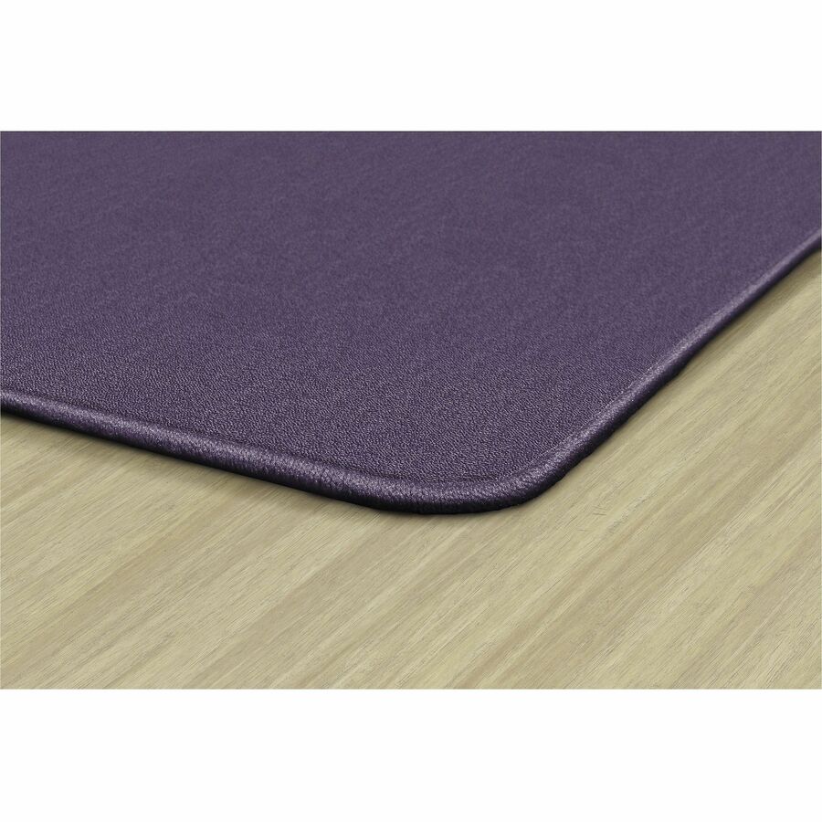 Flagship Carpets Americolors Solid Color Rug - Floor Rug - Traditional - 72" Length x 48" Width - Rectangle - Pretty Purple - Nylon, Yarn