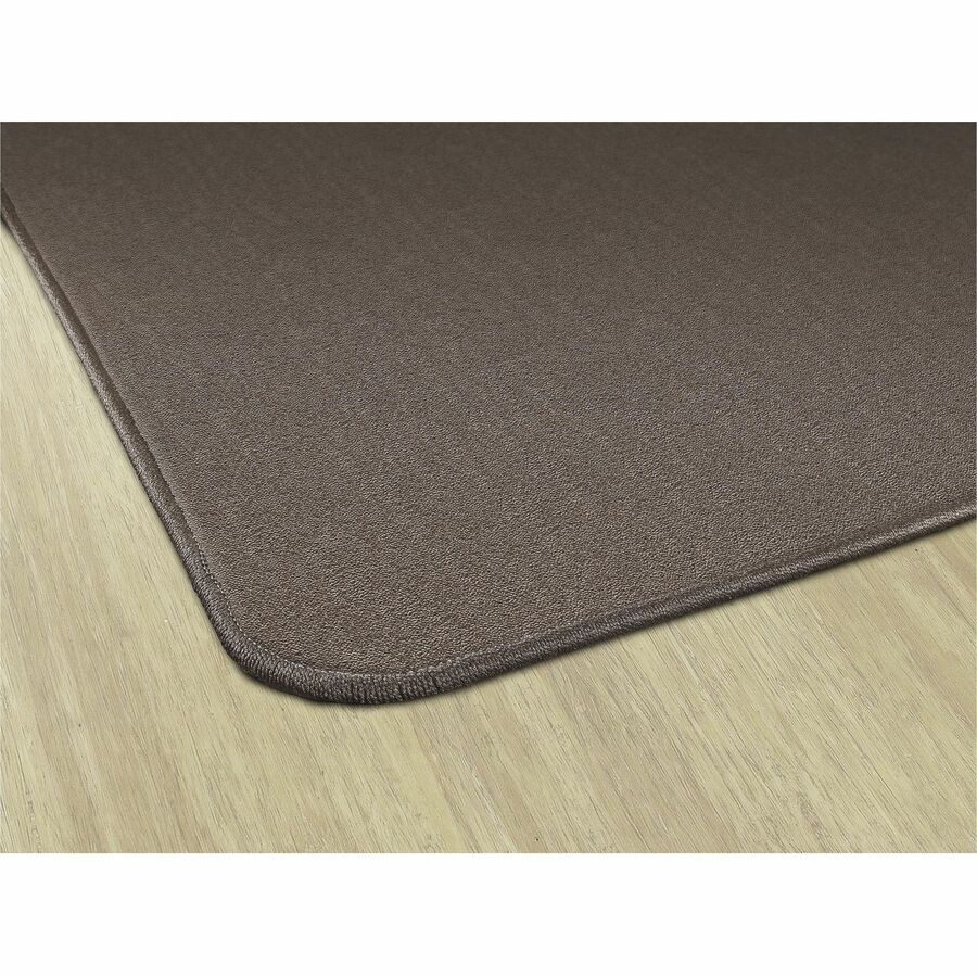 Flagship Carpets Americolors Solid Color Rug - Floor Rug - Traditional - 18 ft Length x 12 ft Width - Rectangle - Almond - Nylon, Yarn