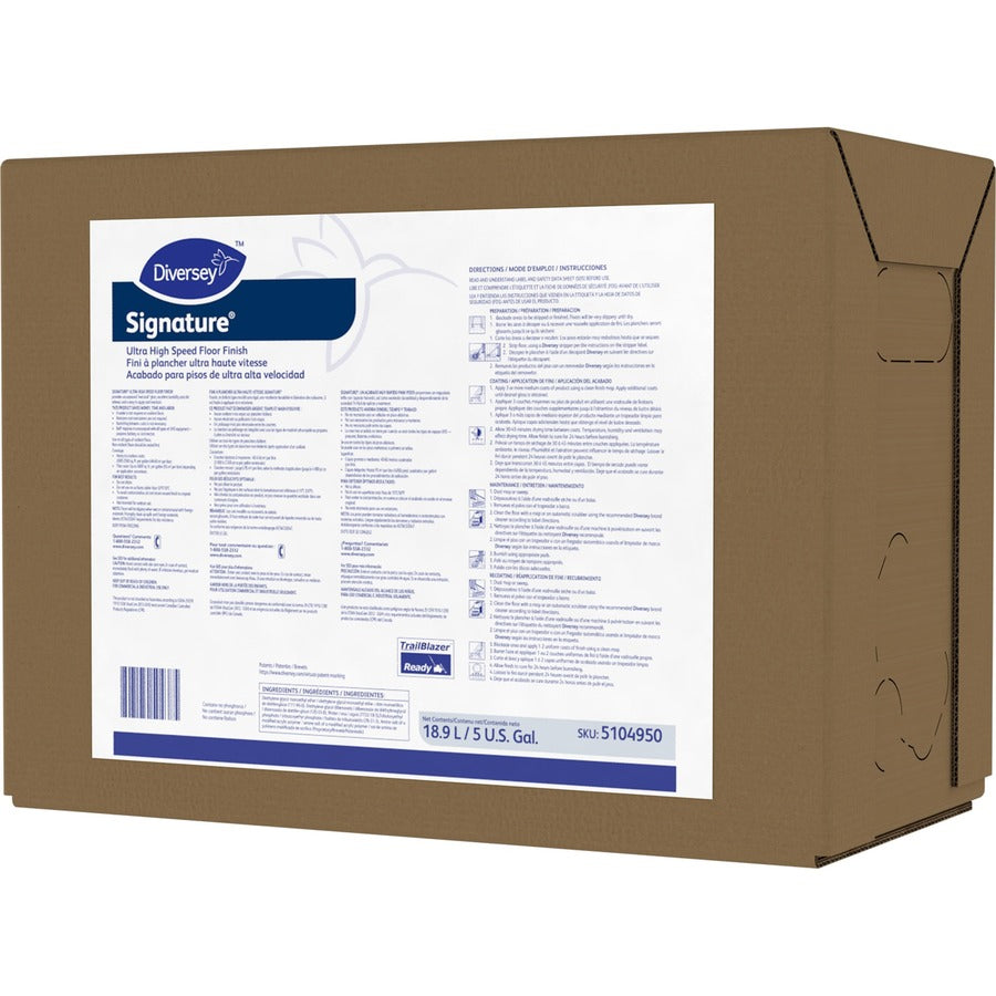 640 fl oz (20 quart) - Ammonia Scent - Durable - White - 1 Box