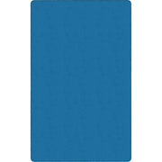 Flagship Carpets Americolors Solid Color Rug - Floor Rug - Traditional - 72" Length x 48" Width - Rectangle - Blue Bird - Nylon, Yarn