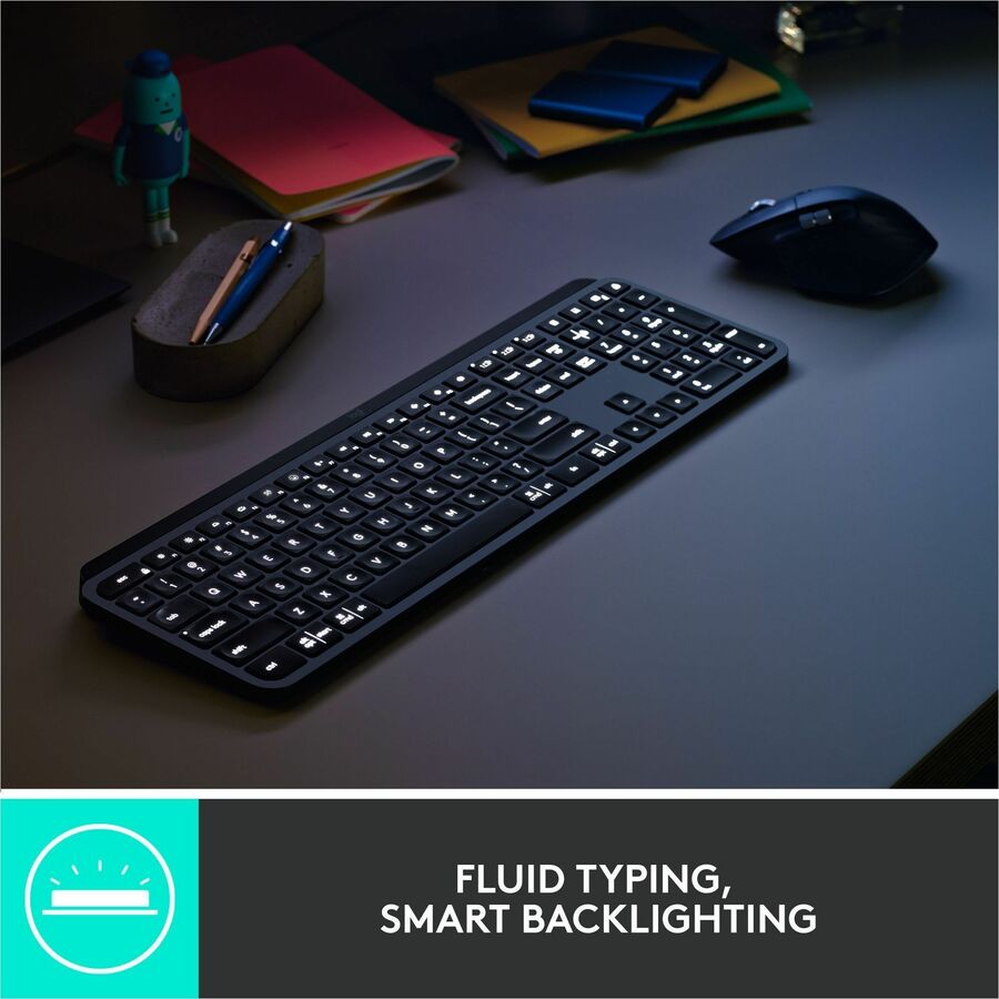 USB Wireless Bluetooth Keyboard - USB Wireless Bluetooth Mouse - Darkfield - 8000 dpi - 7 Button - Scroll Wheel - Right-handed - Compatible with PC, Mac - 1 Each
