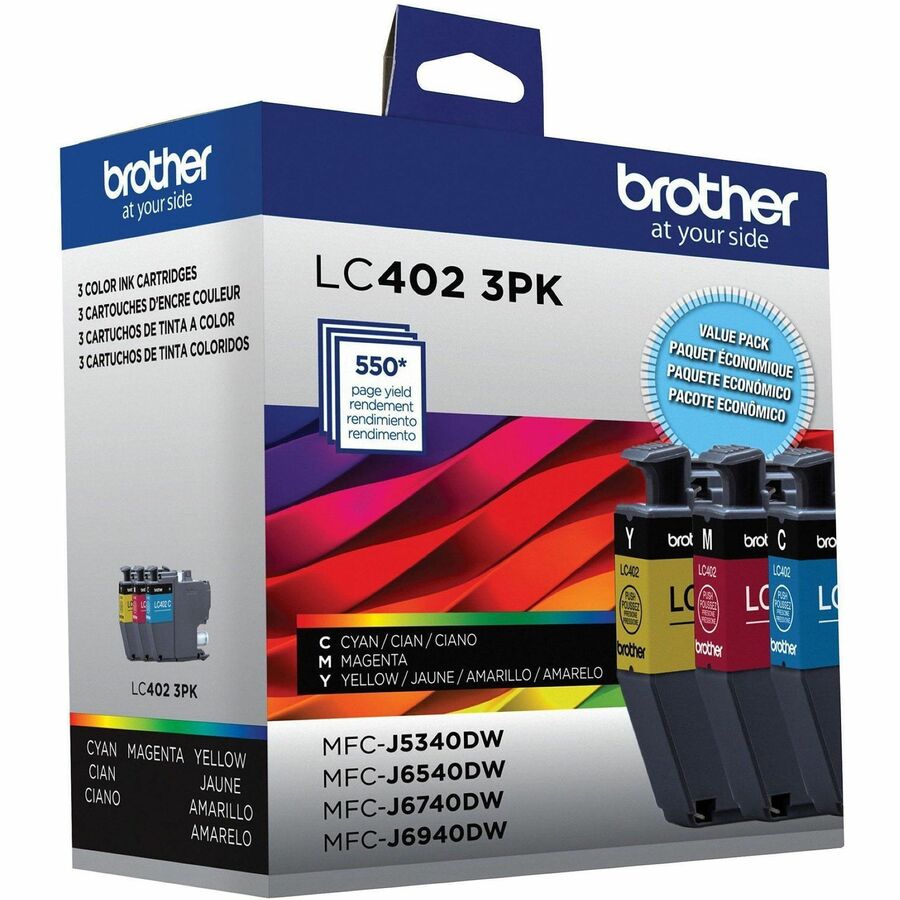 Brother Original Standard Yield Inkjet Ink Cartridge - Cyan, Magenta, Yellow - 1 Pack