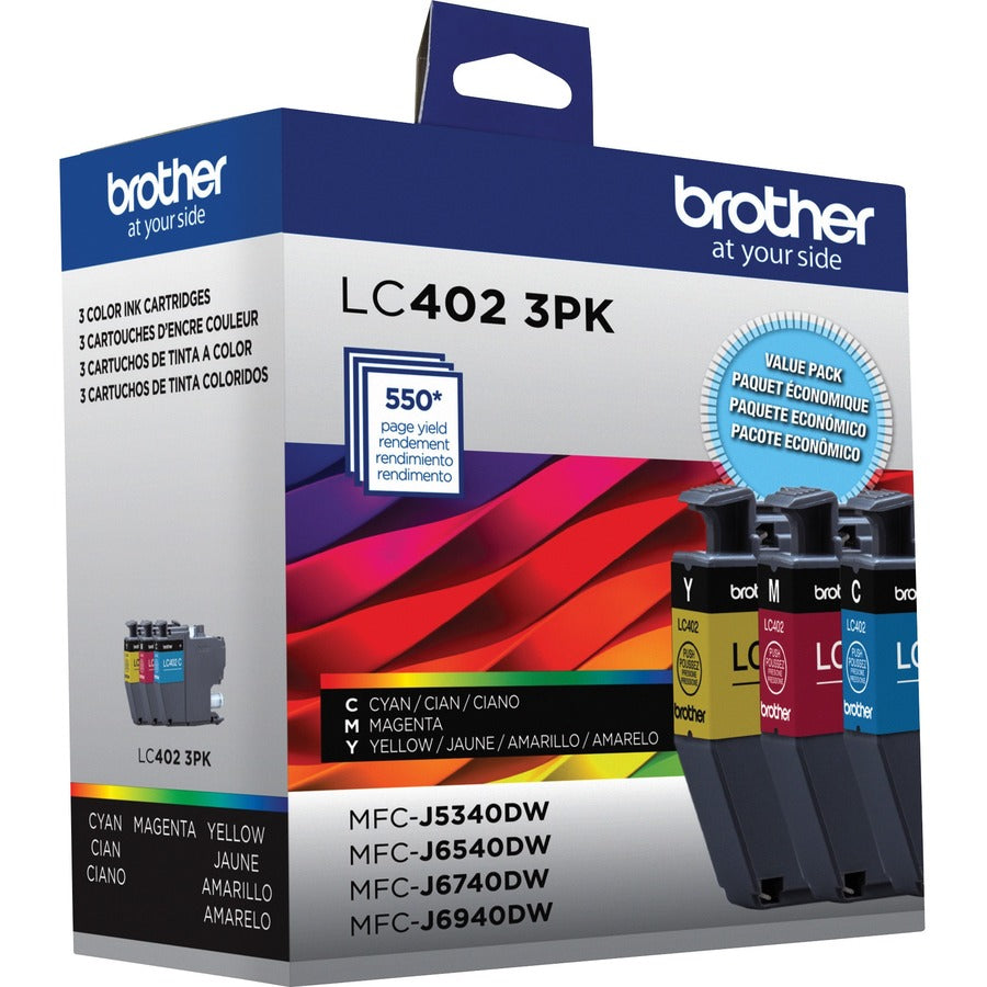Brother Original Standard Yield Inkjet Ink Cartridge - Cyan, Magenta, Yellow - 1 Pack