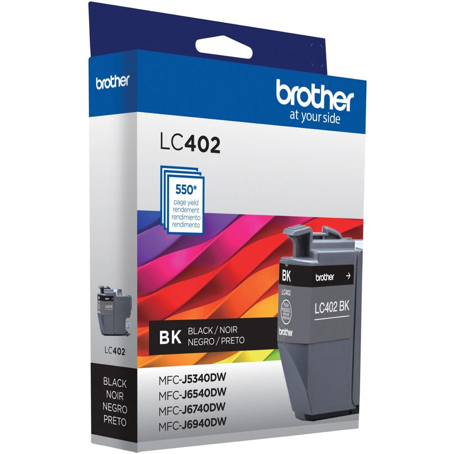 Brother LC402BKS Original Inkjet Ink Cartridge - Black - 1 Each