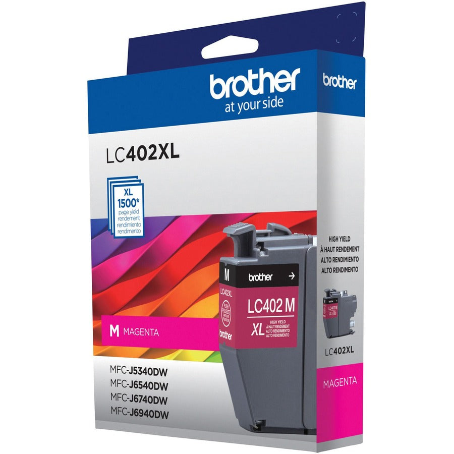 Brother LC402XLMS Original High Yield Inkjet Ink Cartridge - Magenta - 1 Each