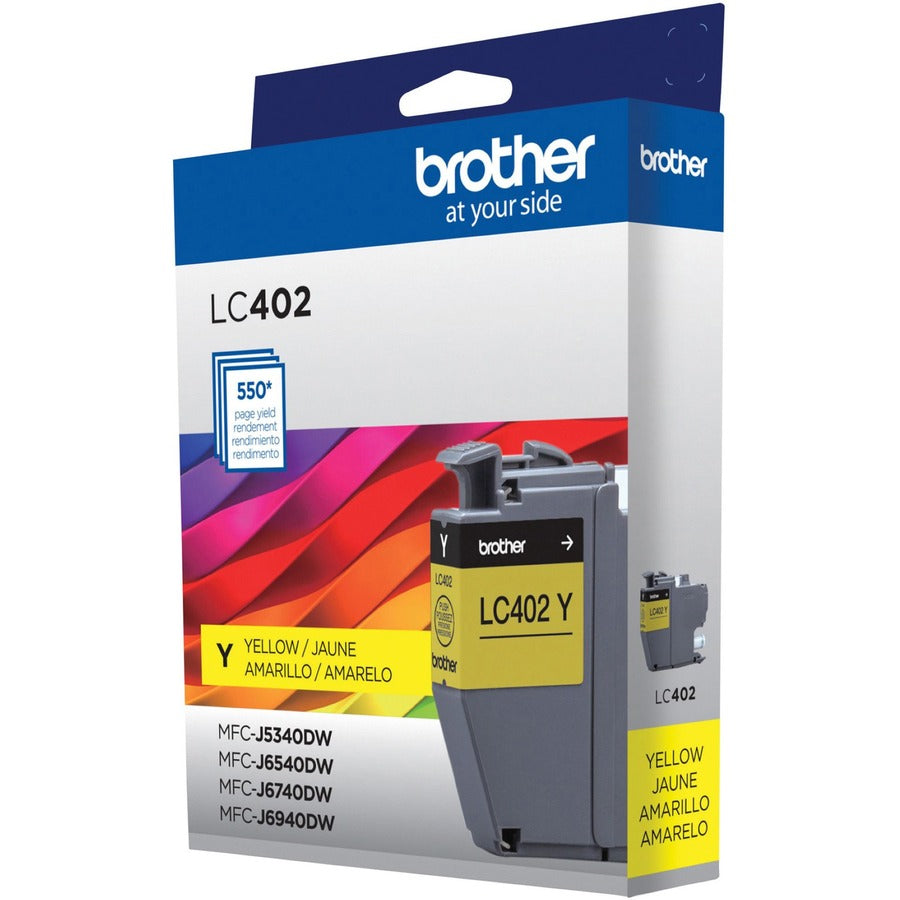 Brother LC402YS Original Inkjet Ink Cartridge - Yellow - 1 Each