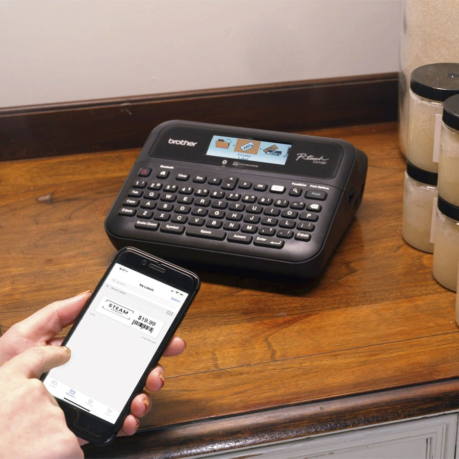 P-touch P-touch Connected Label Maker with Case PTD610BTVP