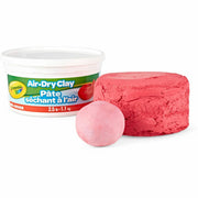 Crayola Air-Dry Clay, Red, 2.5 lb, 1 Each