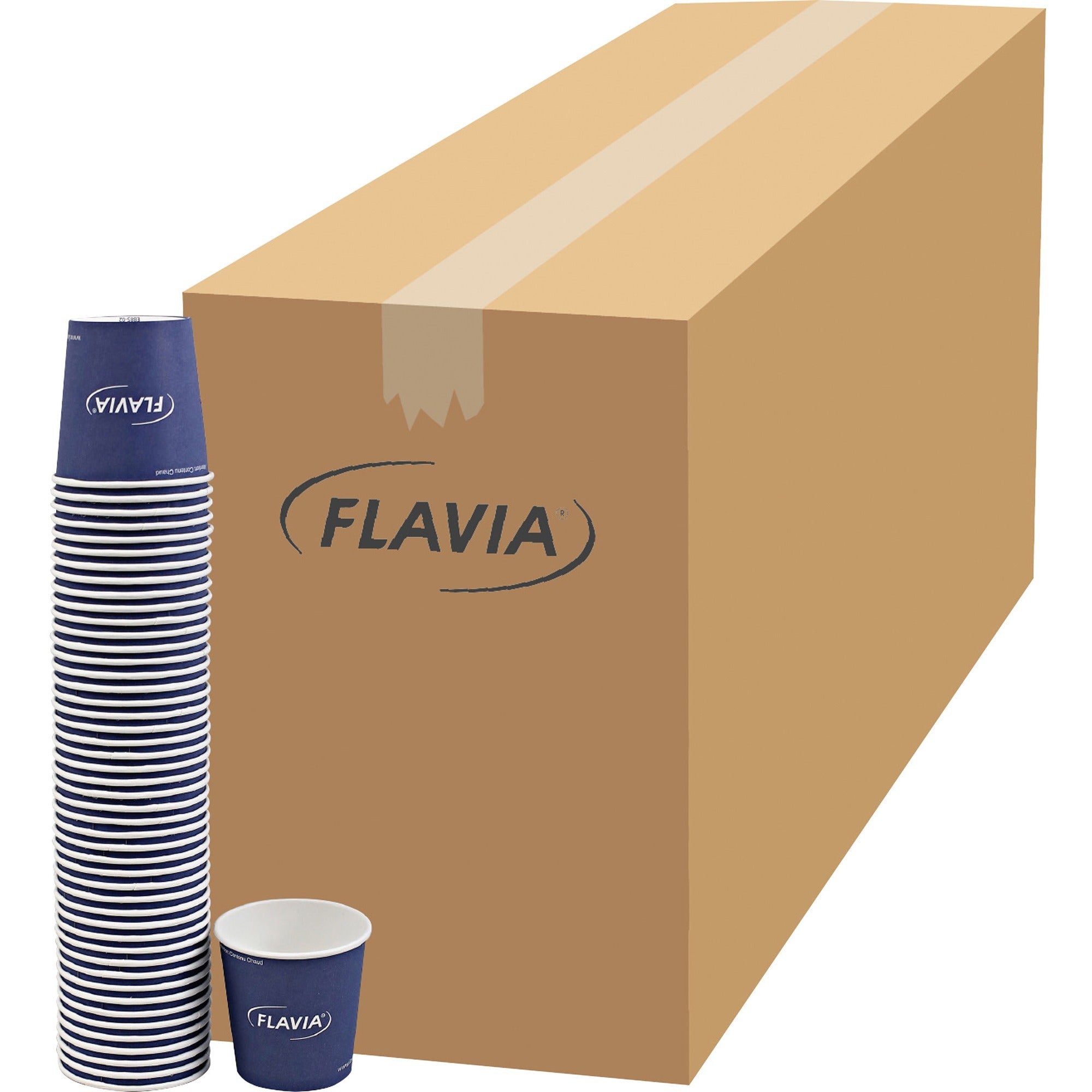 10 fl oz - Blue - Paper - Beverage, Hot Drink - 1000 / Carton