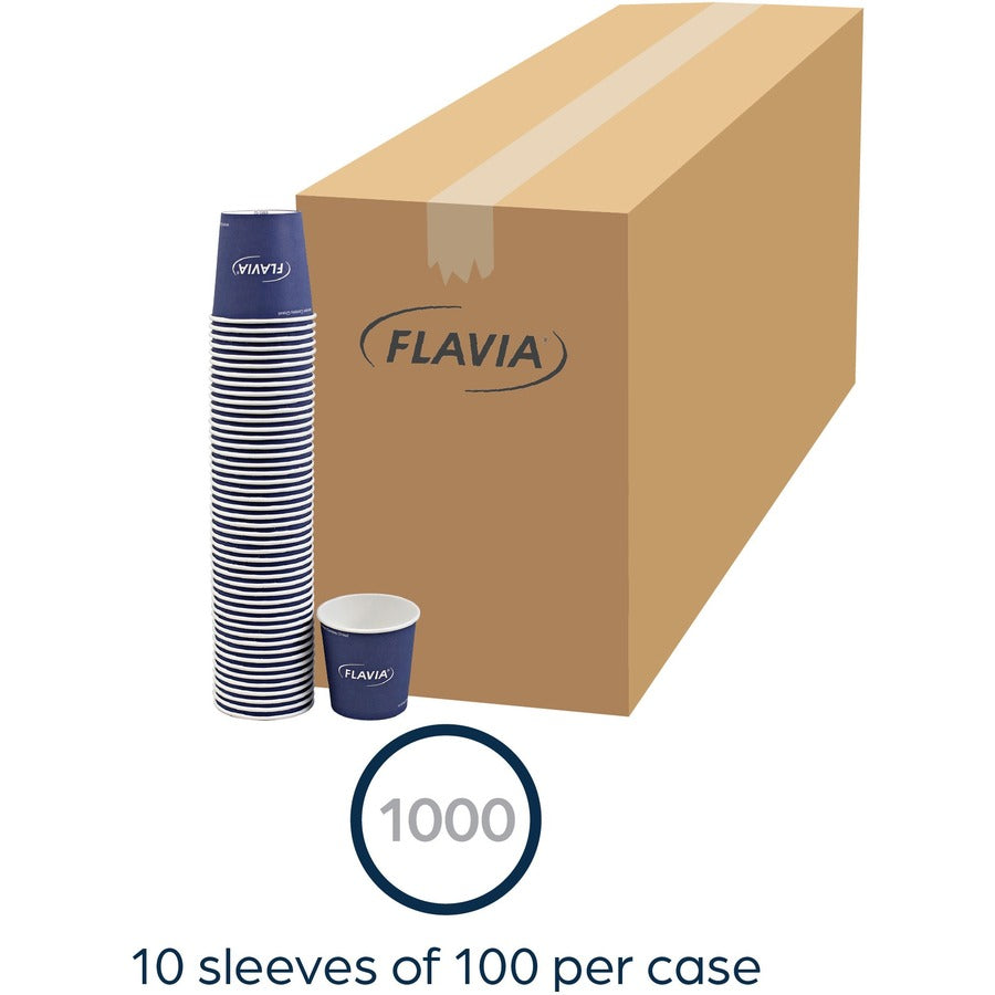 10 fl oz - Blue - Paper - Beverage, Hot Drink - 1000 / Carton