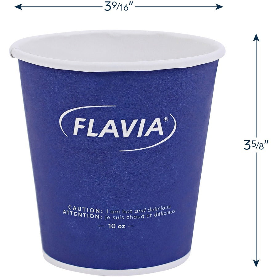 10 fl oz - Blue - Paper - Beverage, Hot Drink - 1000 / Carton