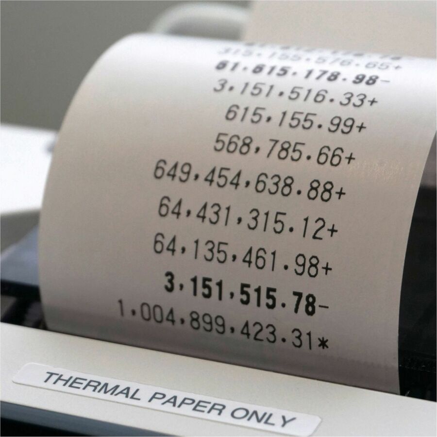 Thermal - 8 lps - LCD - White - 1 Each