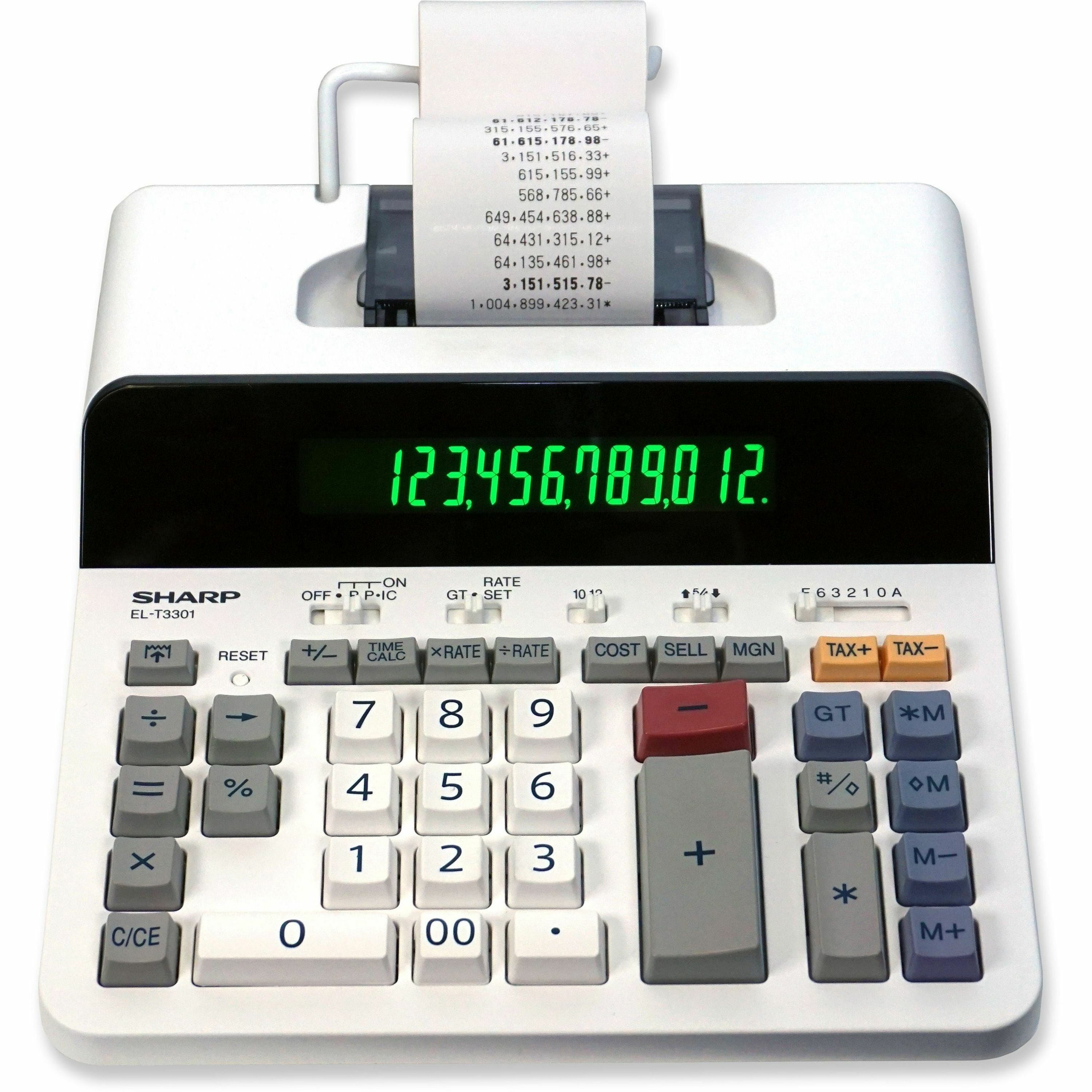 Thermal - 8 lps - LCD - White - 1 Each