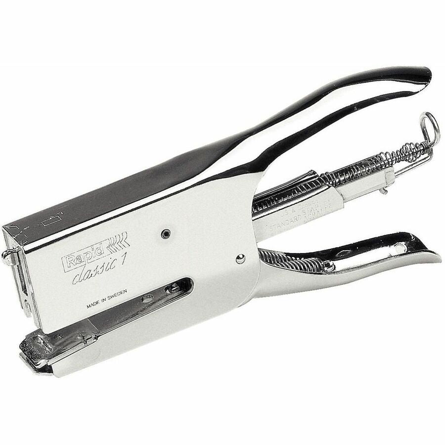 Staples Upto 50 Sheet - Full Strip - Staple Size: 0.25" , 0.31" - Chrome - Metal - 1 Each