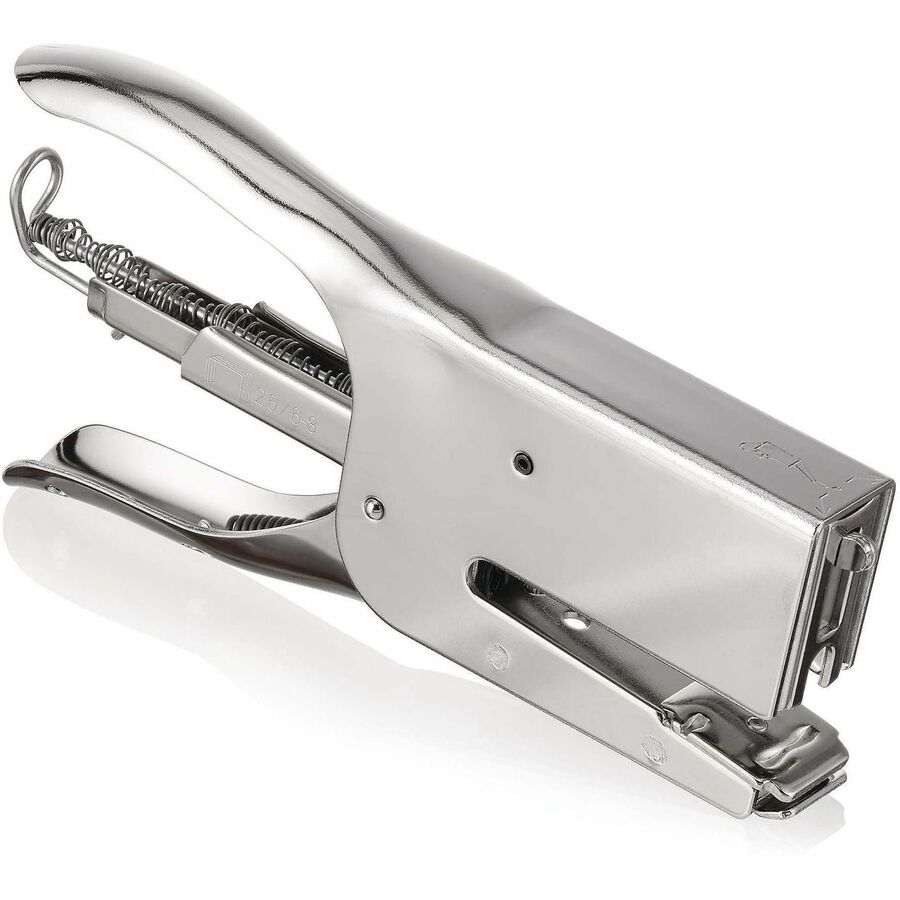 Staples Upto 50 Sheet - Full Strip - Staple Size: 0.25" , 0.31" - Chrome - Metal - 1 Each