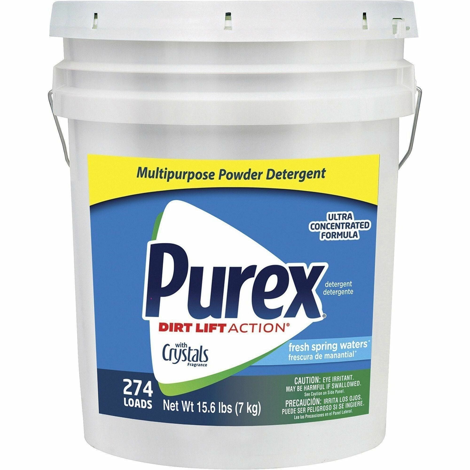 For Fabric - Concentrate - Powder - 249.60 oz (15.60 lb) - Fresh Spring Waters Scent - Recommended For: Dirt Remover, Stain Remover - White - 1 Each