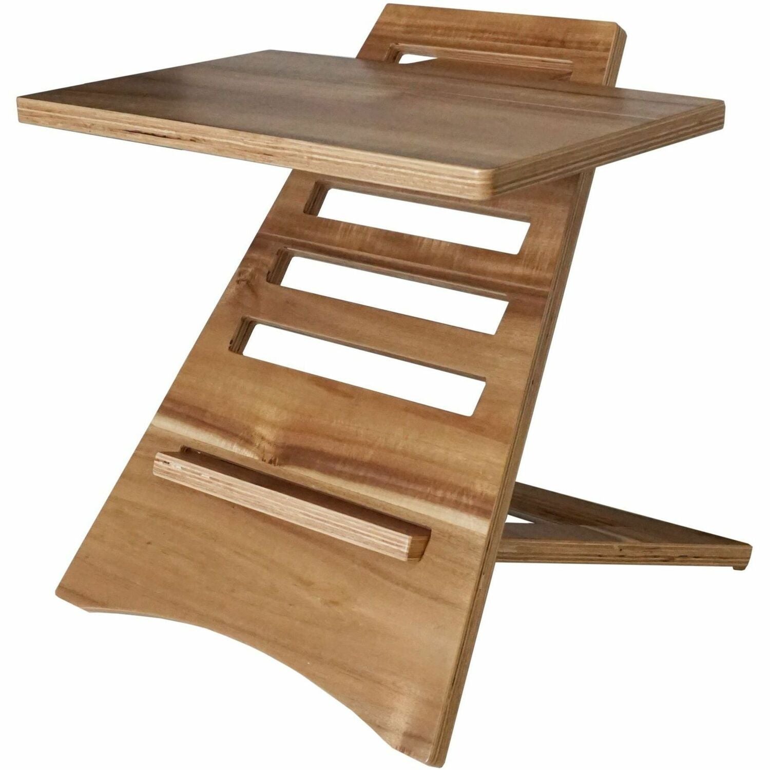 10 lb Load Capacity - 16.50" Height x 17" Width - Acacia Wood - Natural