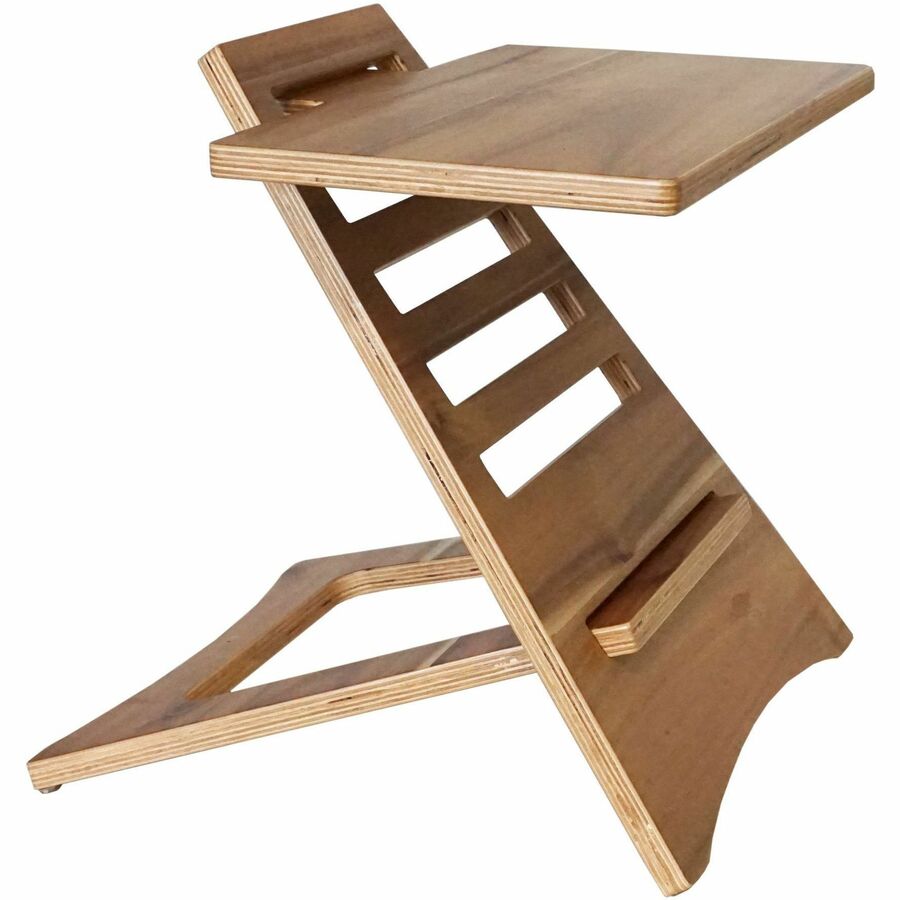 10 lb Load Capacity - 16.50" Height x 17" Width - Acacia Wood - Natural