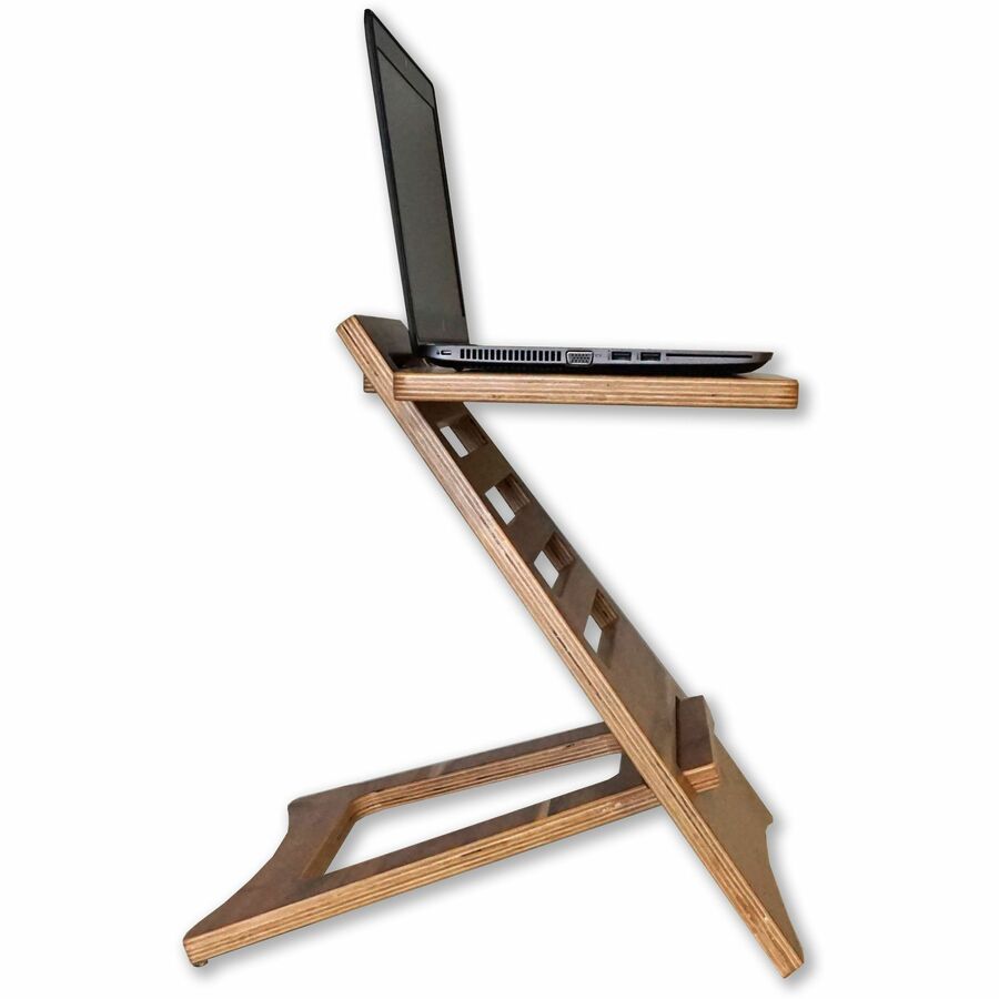 10 lb Load Capacity - 16.50" Height x 17" Width - Acacia Wood - Natural