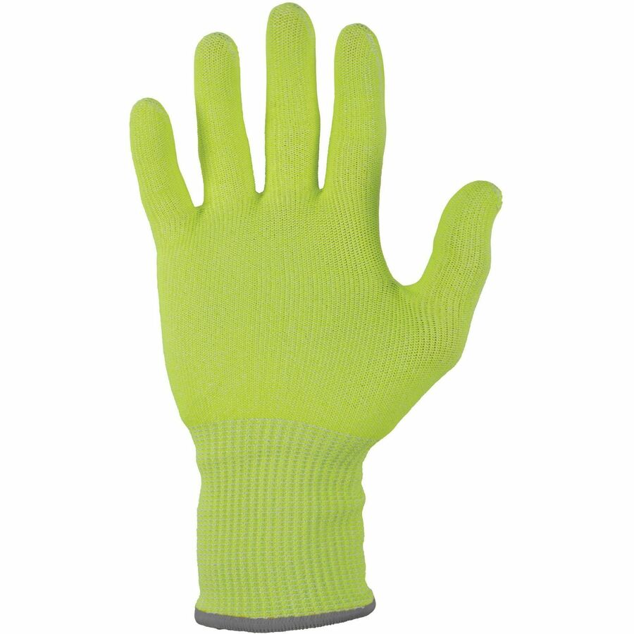 Ergodyne 7040 Cut-Resistant Food-Grade Gloves, Medium, 6.25" Length, Lime, HPPE Fiber, ANSI A4, EN388 Level 5, Breathable, Lightweight, High Visibility, 2 Pairs