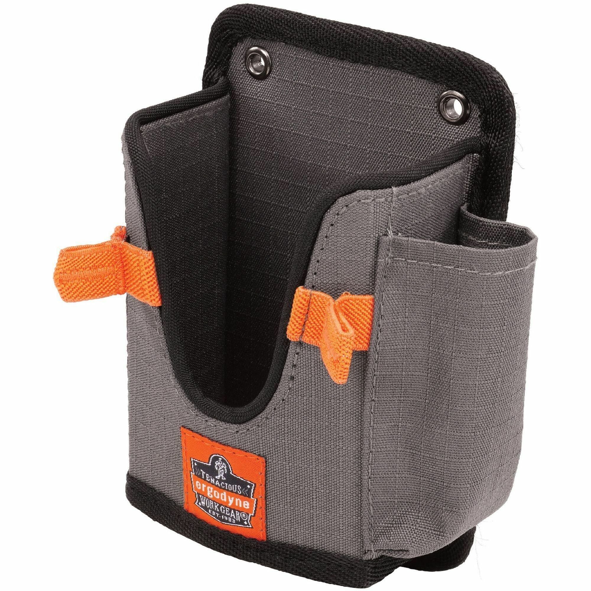 Ergodyne Squids 5543 Mounting Carrier, Gray, Polyester, Fits Bar Code Scanner, Tool, Mobile Computer, 1 Each
