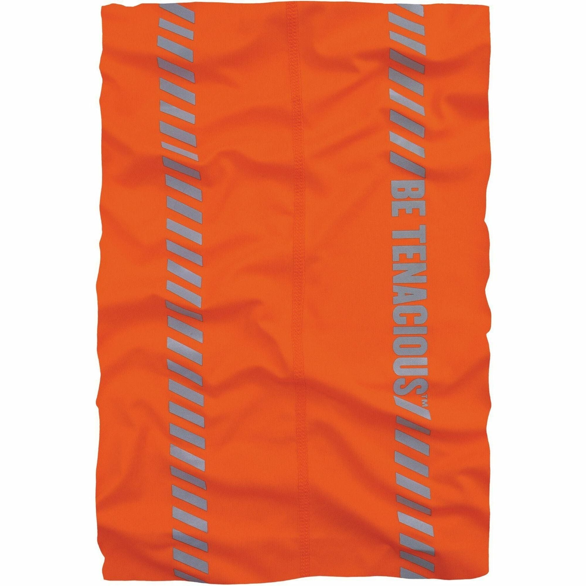 Ergodyne 6487 Cooling Multi-Band, Orange, Fabric/Polyester/MicroFiber/Spandex, Reflective, Moisture Wicking, UV Resistant, Anti-odor, Stretchable, Lightweight, High Visibility, 1 Each