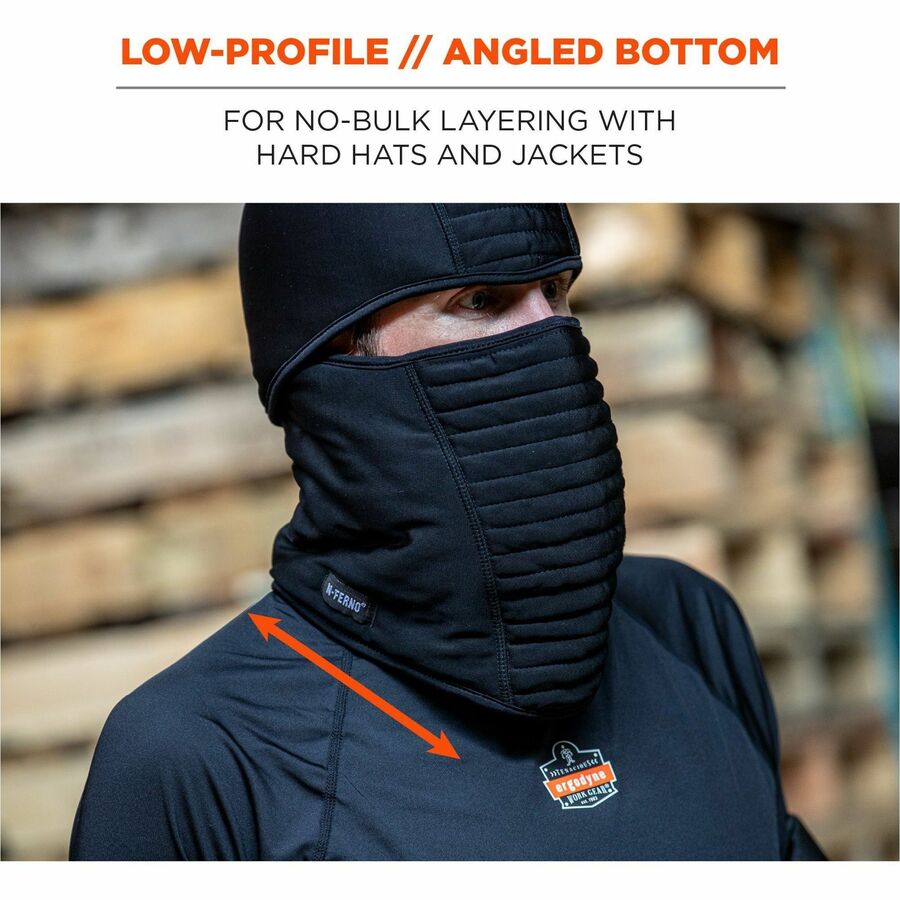 Polyester, Spandex, Fleece, Fabric - Black